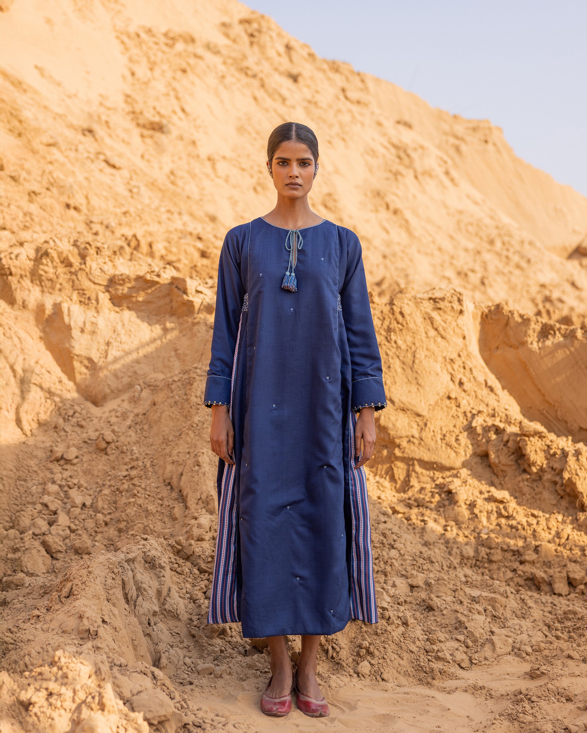 Oraan Dress - Indigo Blue