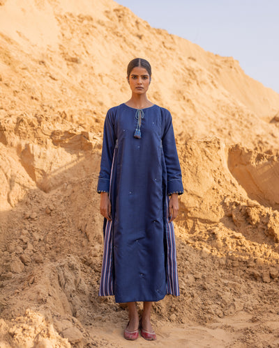 Oraan Dress - Indigo Blue