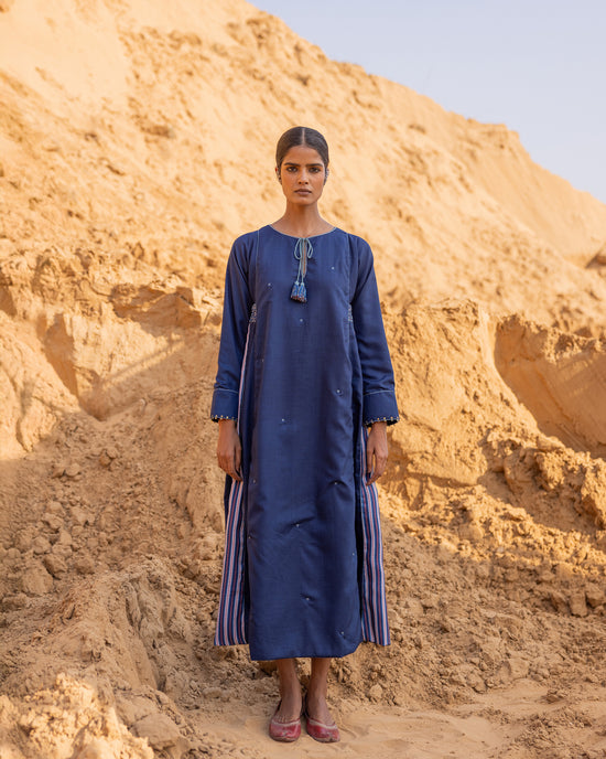 Oraan Dress - Indigo Blue