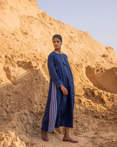 Oraan Dress - Indigo Blue