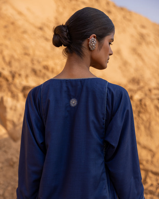 Oraan Dress - Indigo Blue