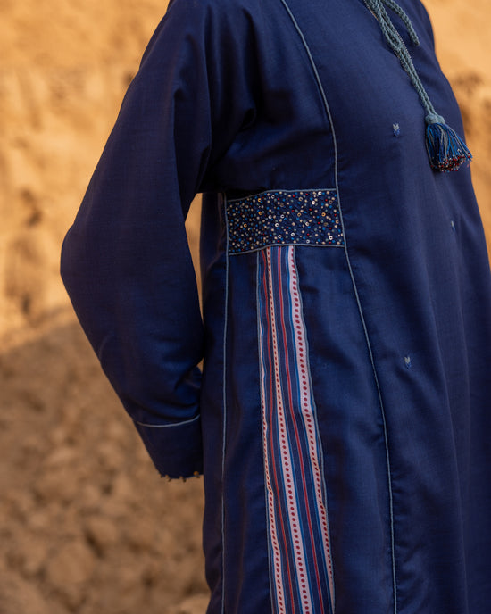 Oraan Dress - Indigo Blue