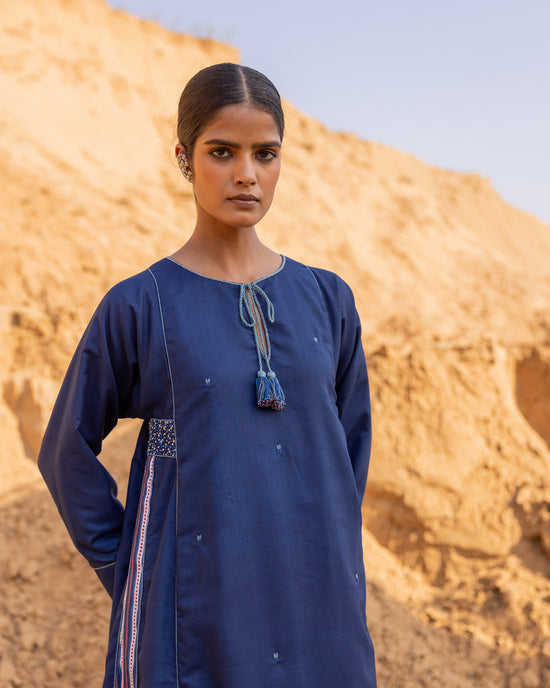 Oraan Dress - Indigo Blue