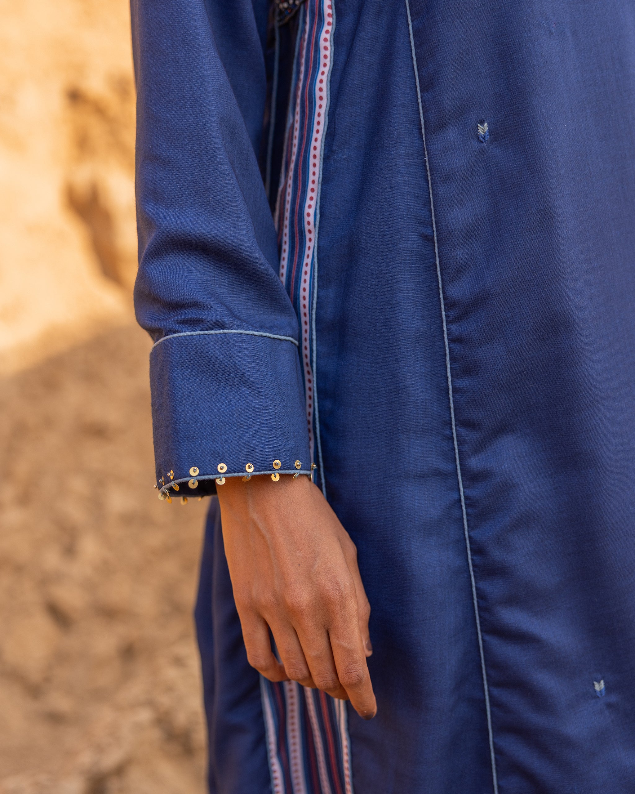 Oraan Dress - Indigo Blue