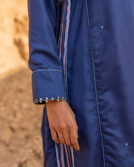 Oraan Dress - Indigo Blue