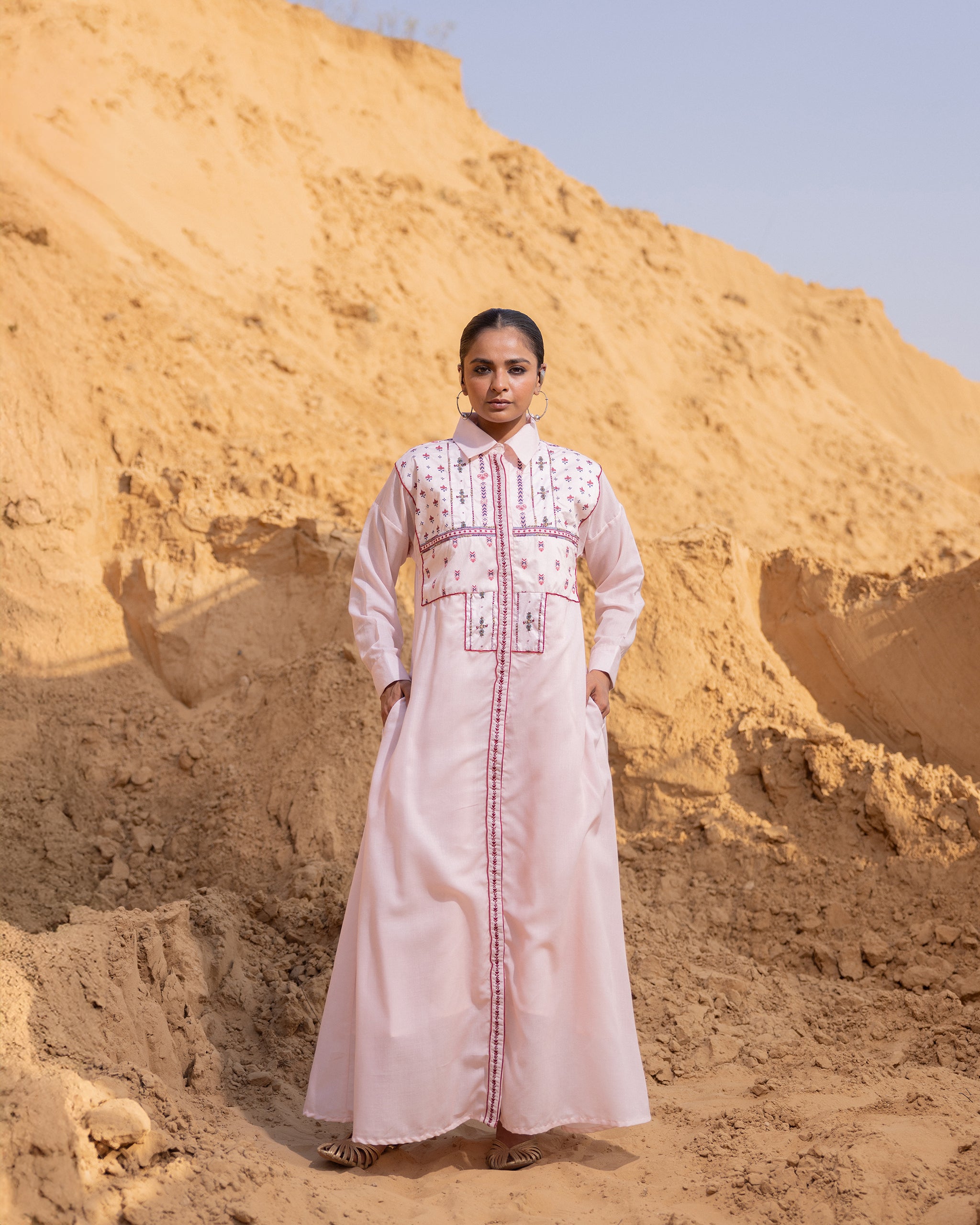 Grida Dress - Desert Sand