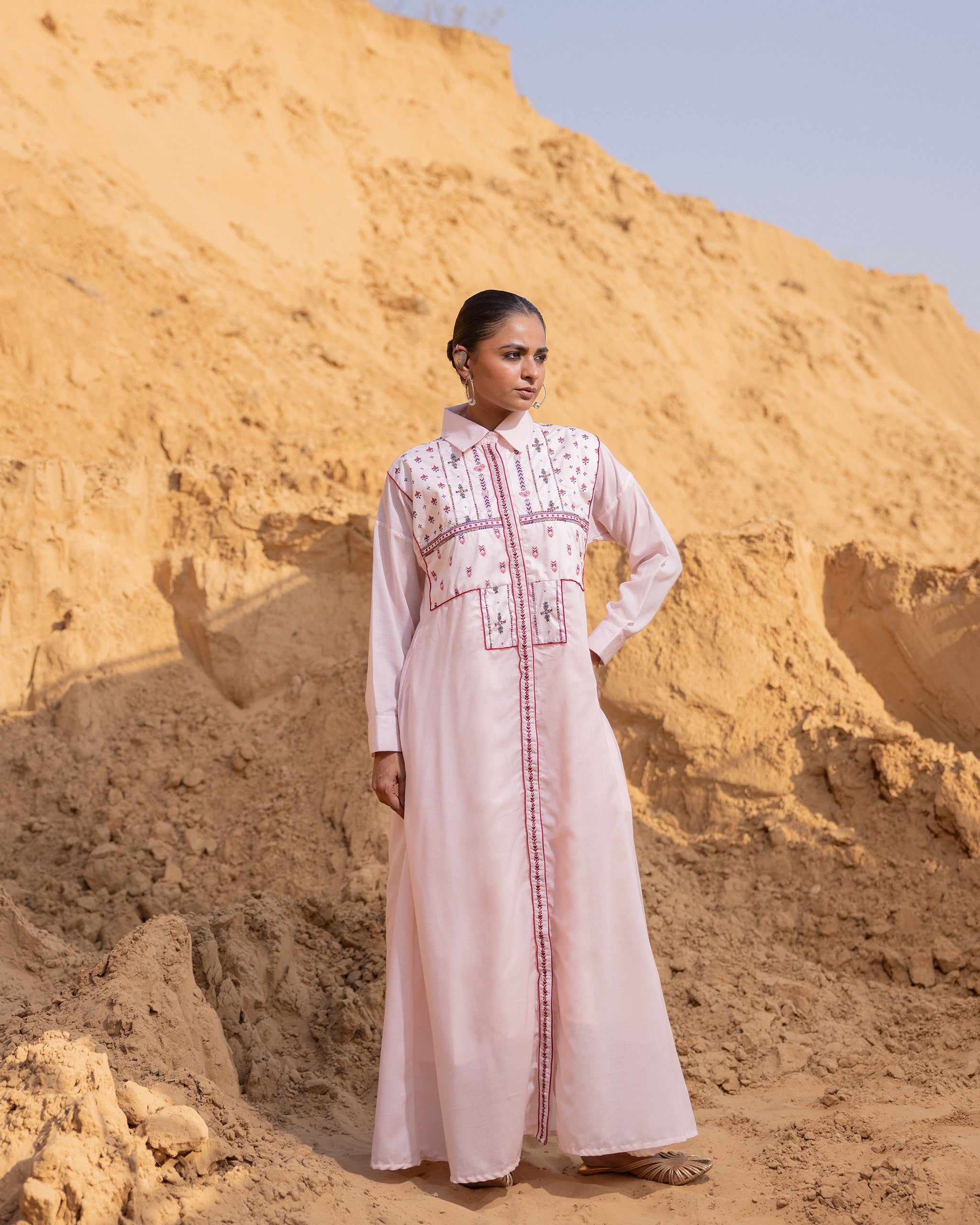 Grida Dress - Desert Sand