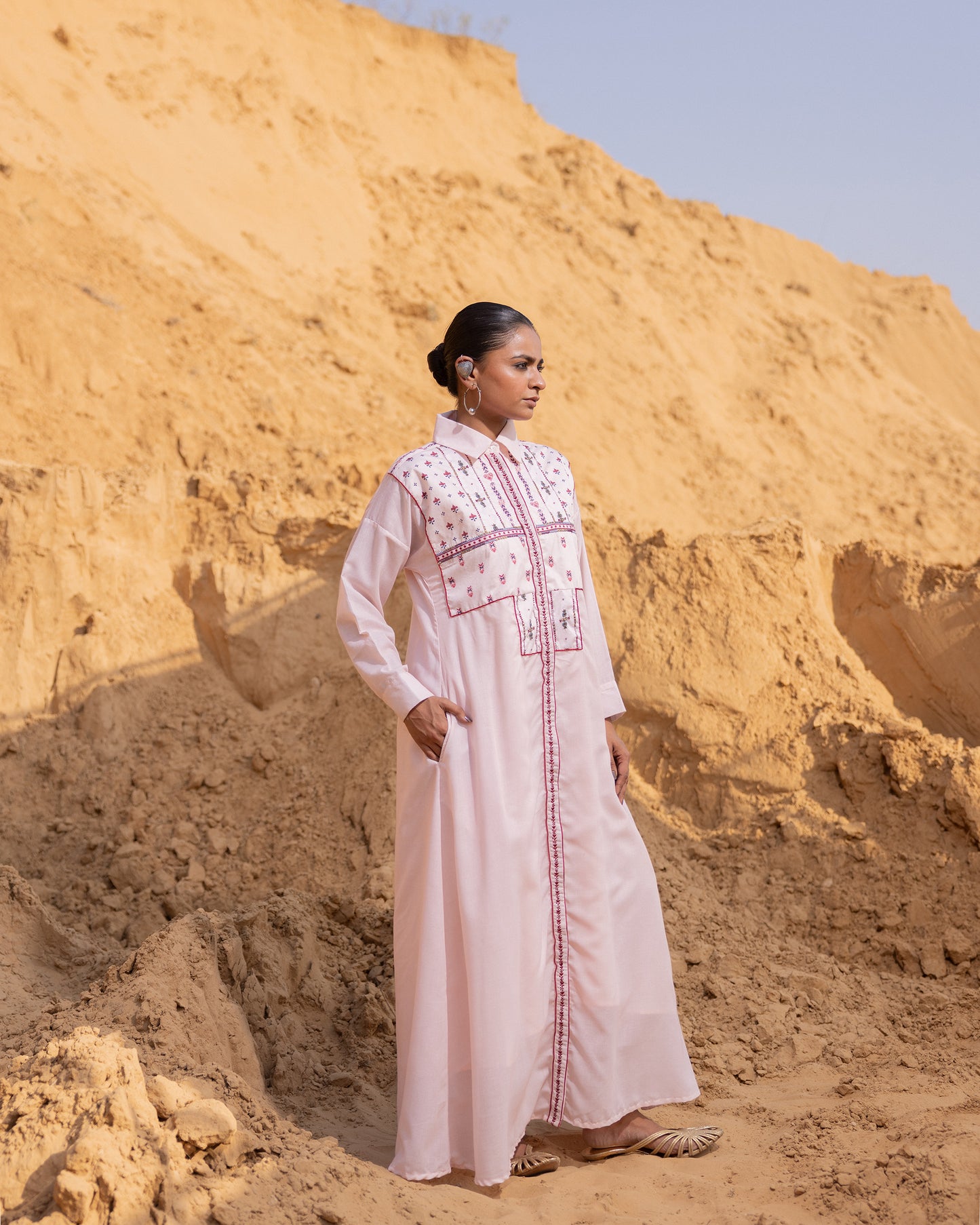 Grida Dress - Desert Sand
