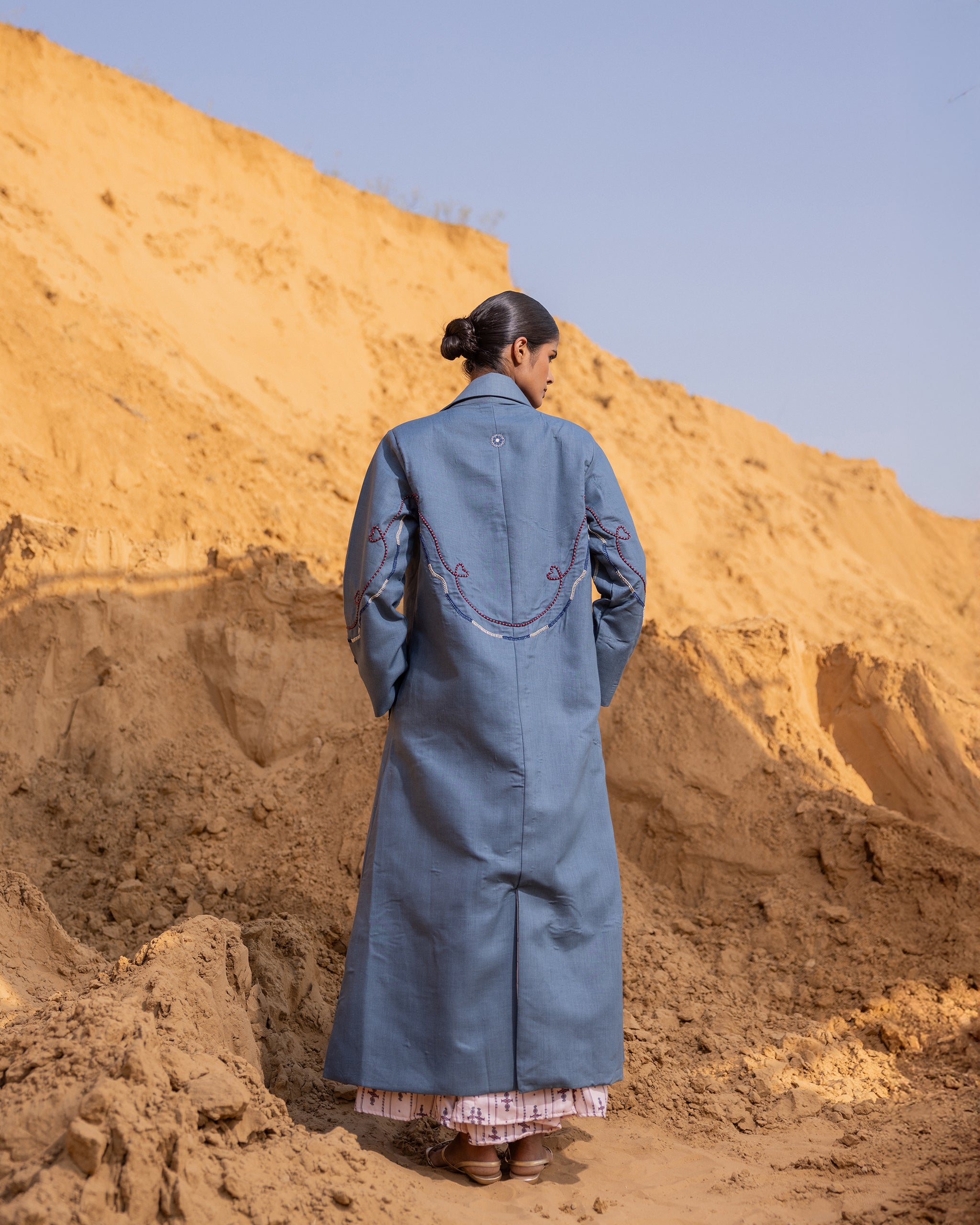 Chrono Dress & Jacket Set - Normandy & Desert Sand