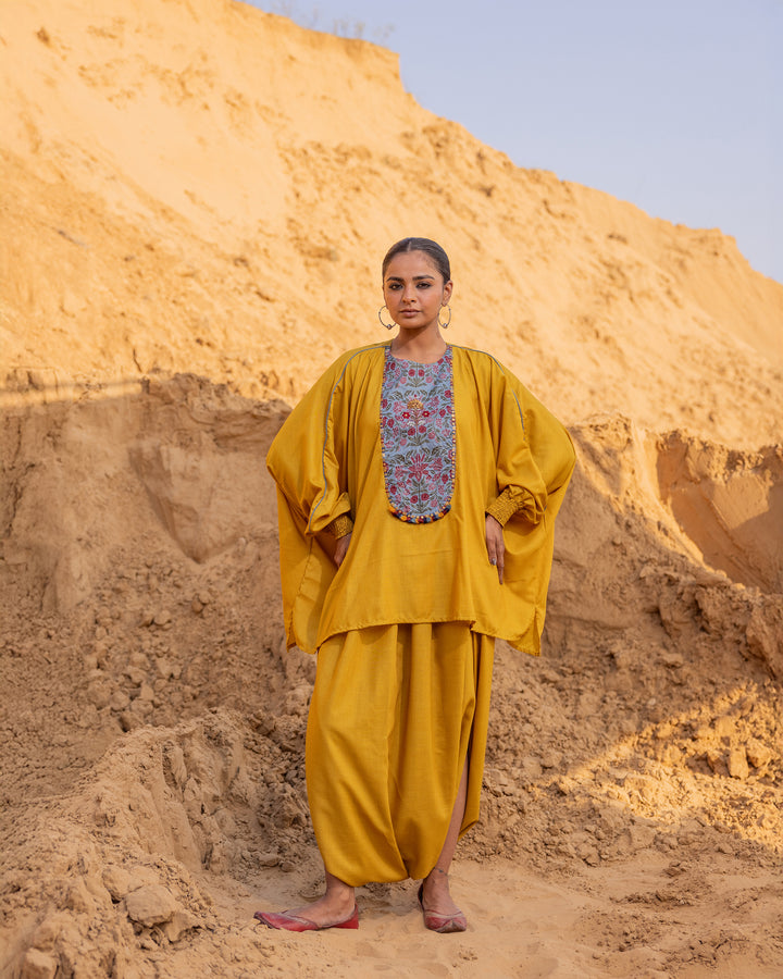 Mosaic Co-Ord Set - Mustard
