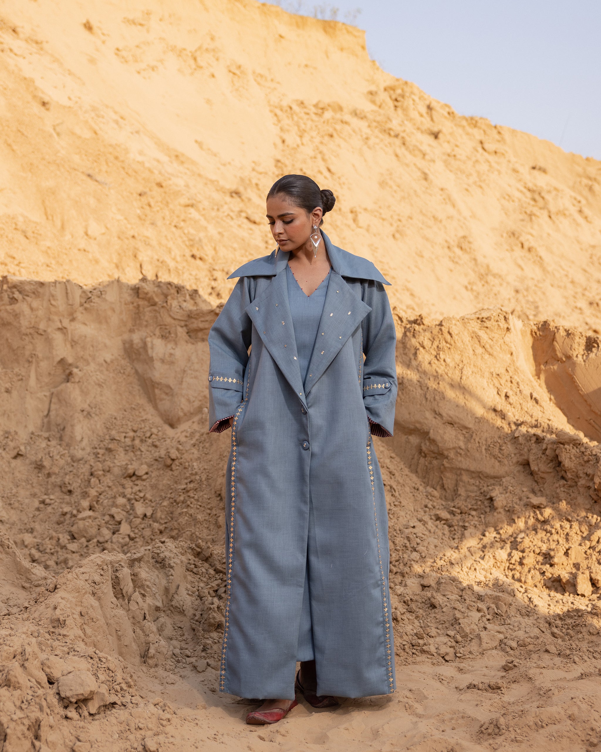 Kosha Dress & Jacket Set - Normandy