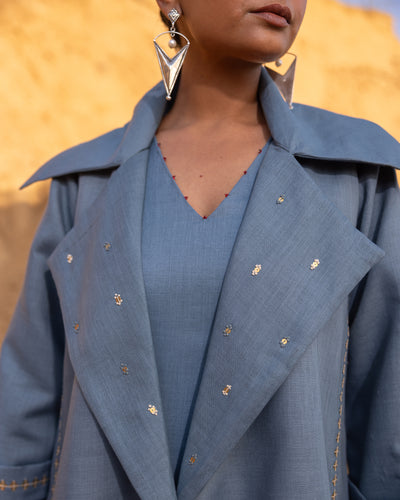 Kosha Dress & Jacket Set - Normandy