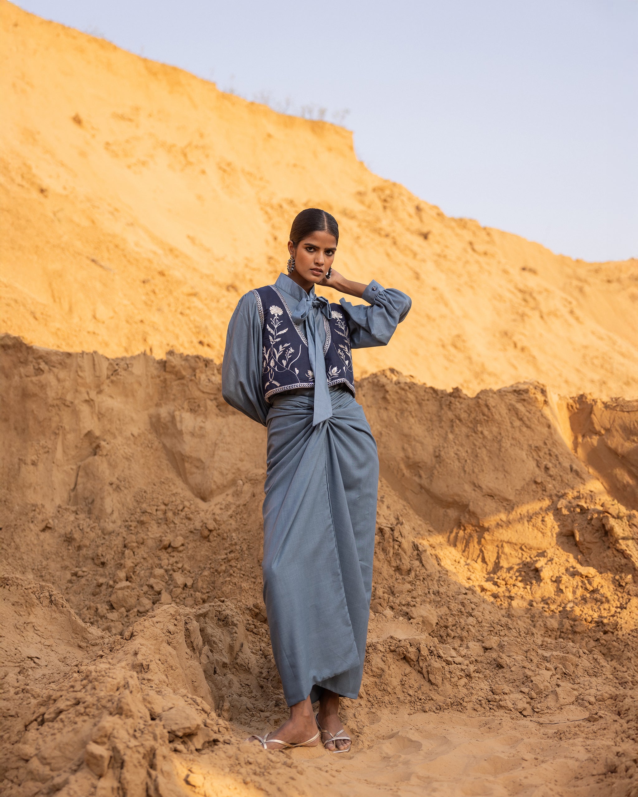 Lynor Jacket - Normandy & Blue