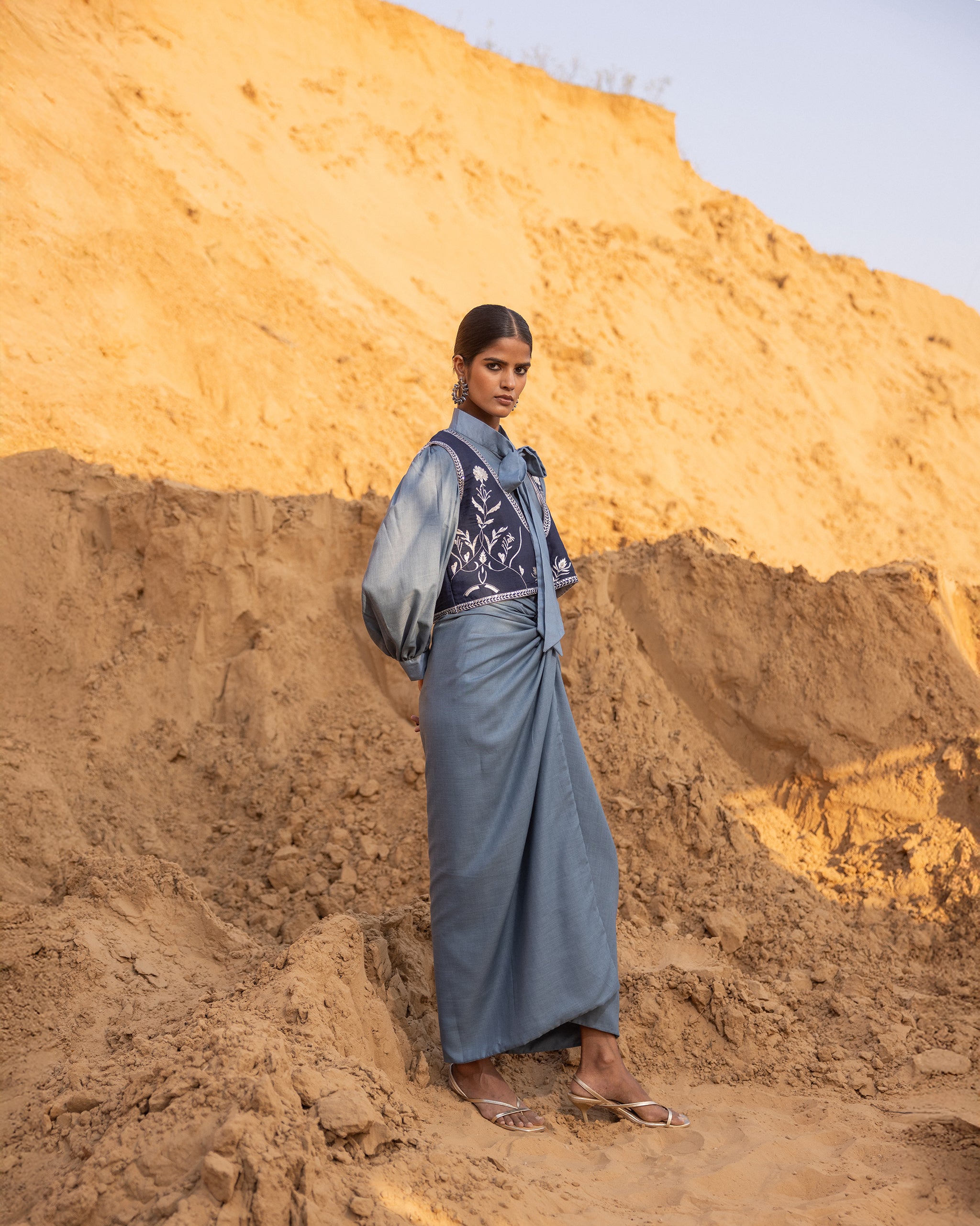 Lynor Jacket - Normandy & Blue