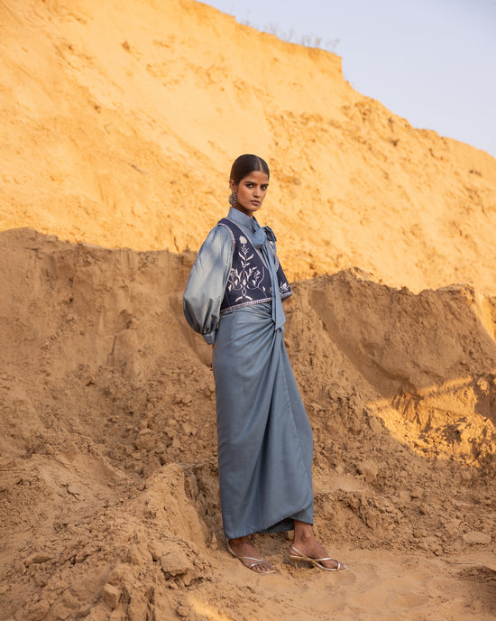 Lynor Jacket - Normandy & Blue