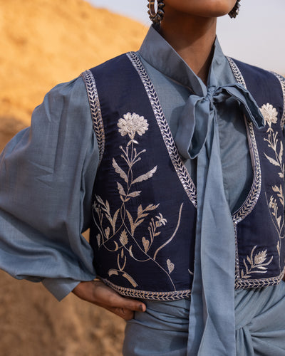 Lynor Jacket - Normandy & Blue