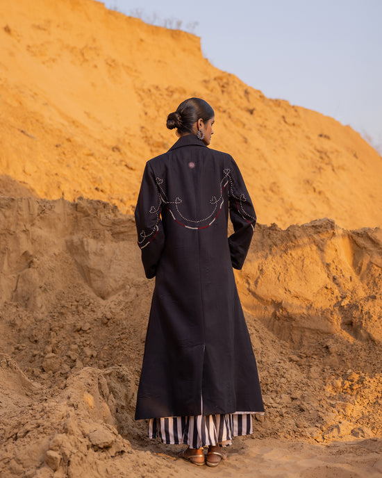 Chrono Dress & Jacket Set - Black