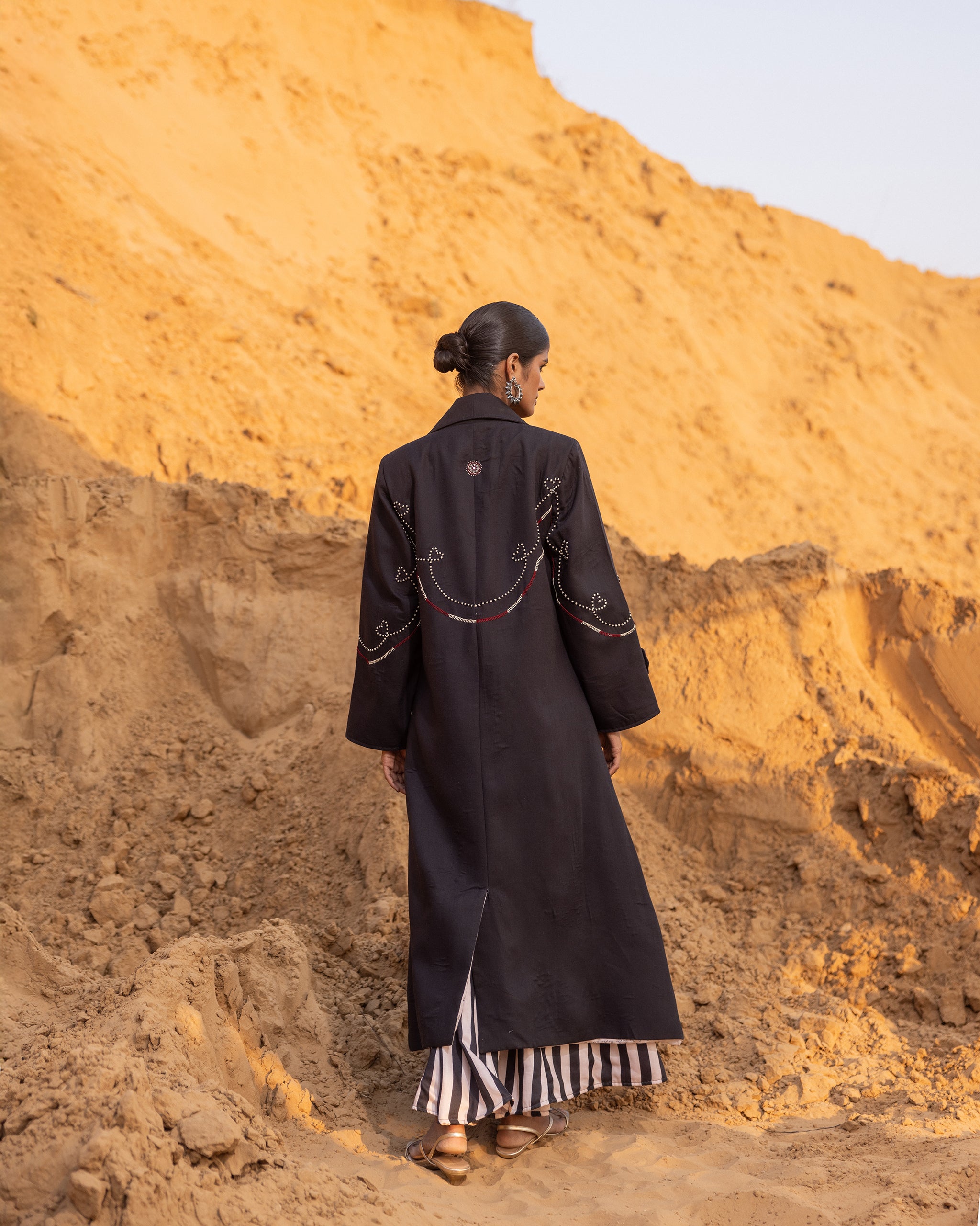 Chrono Dress & Jacket Set - Black