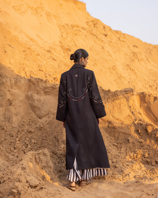 Chrono Dress & Jacket Set - Black