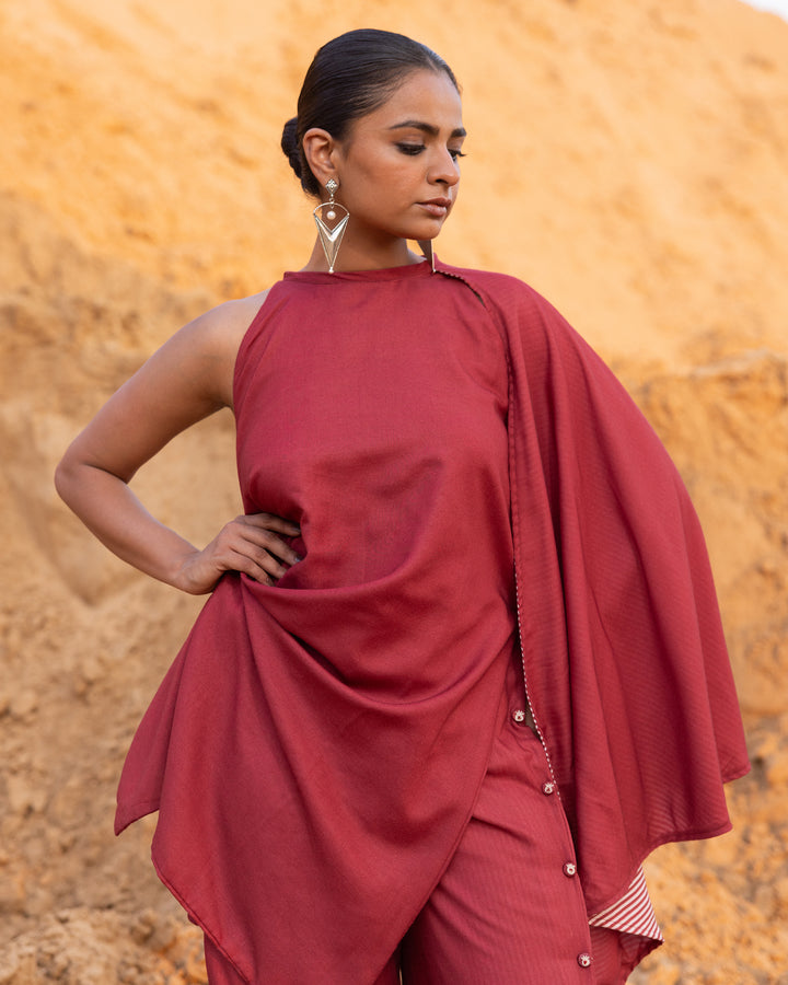 Strukt Top - Maroon
