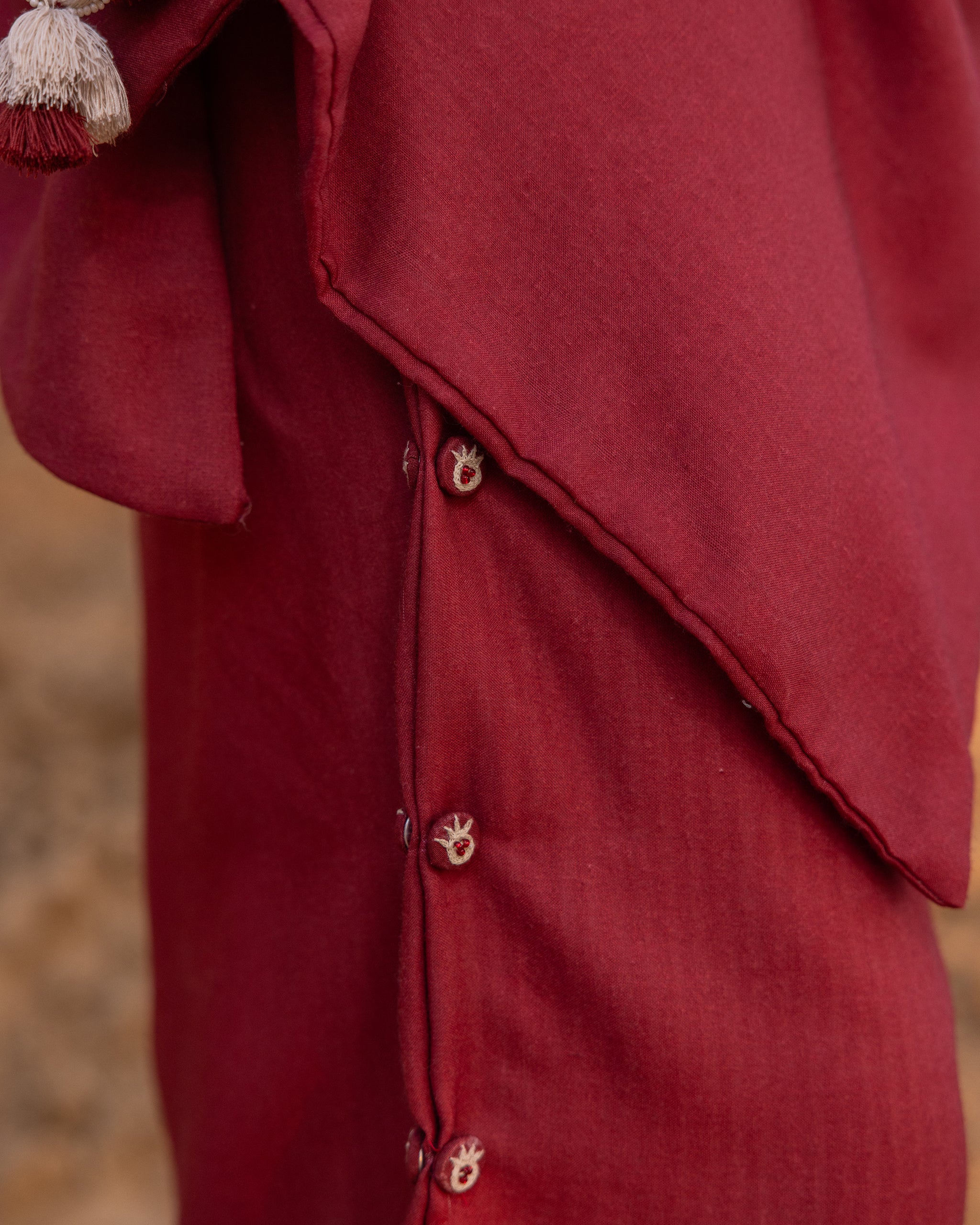 Strukt Co-Ord Set - Maroon