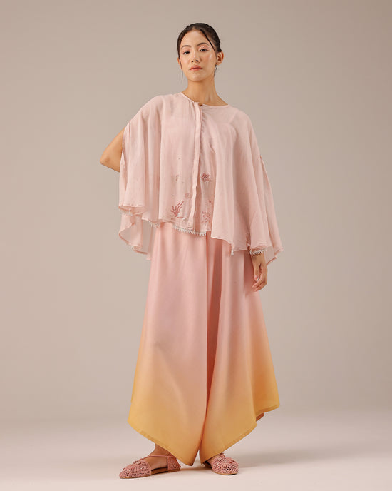 Golden Dune Top
 Tube Top 
Pant (Pink)