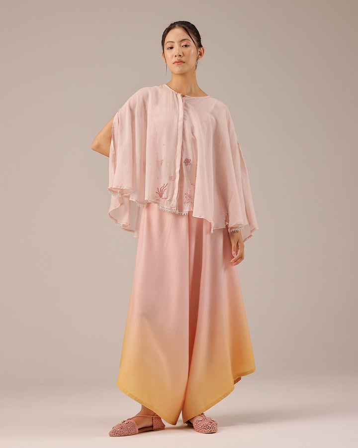 Golden Dune Top Tube Top Pant (Pink)