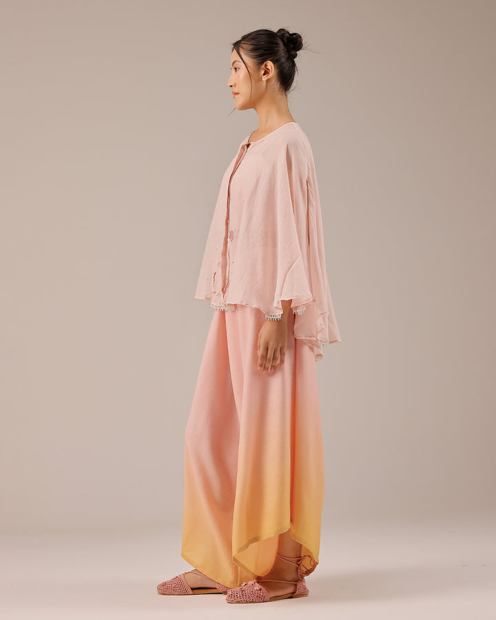 Golden Dune Top Tube Top Pant (Pink)