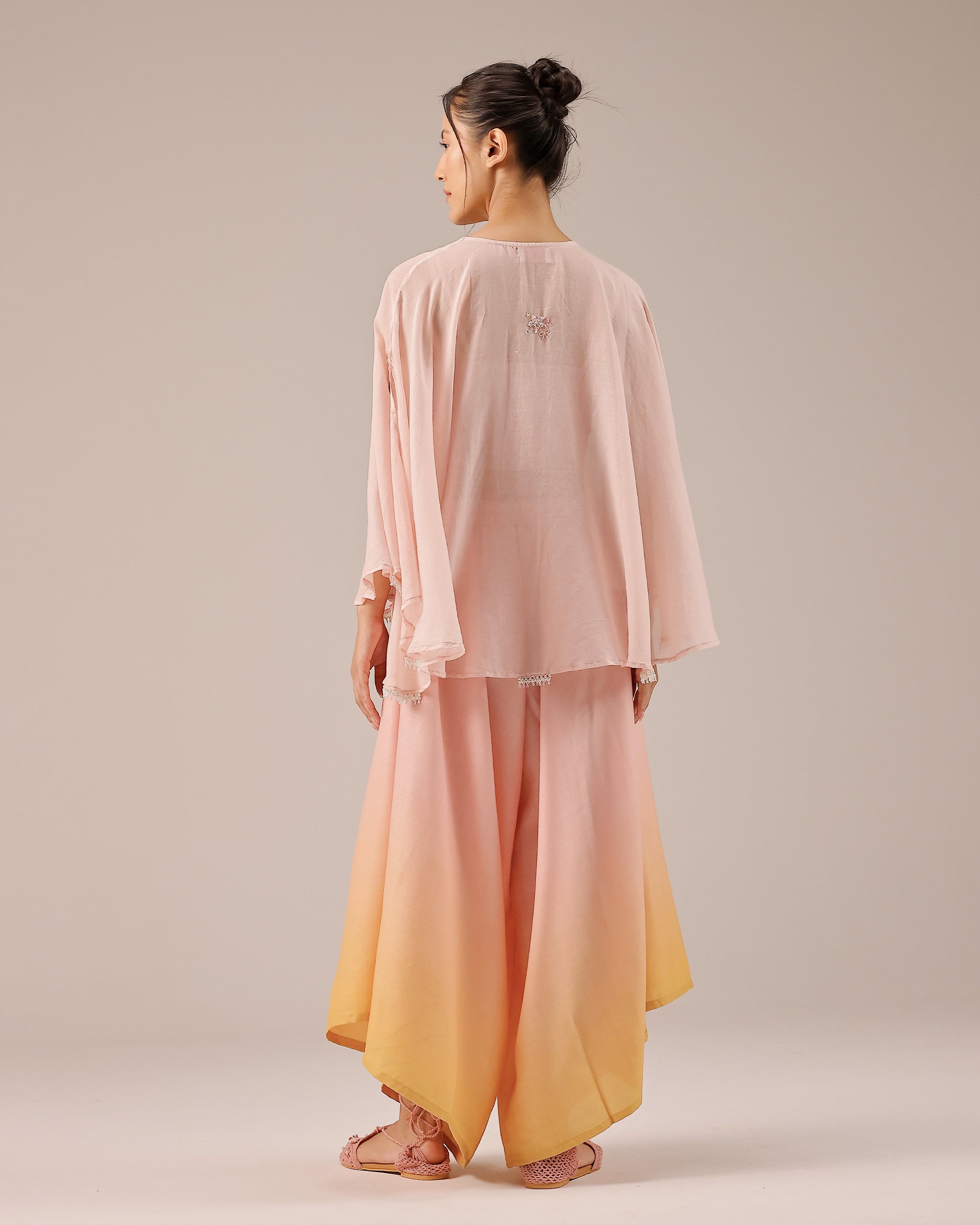 Golden Dune Top Tube Top Pant (Pink)