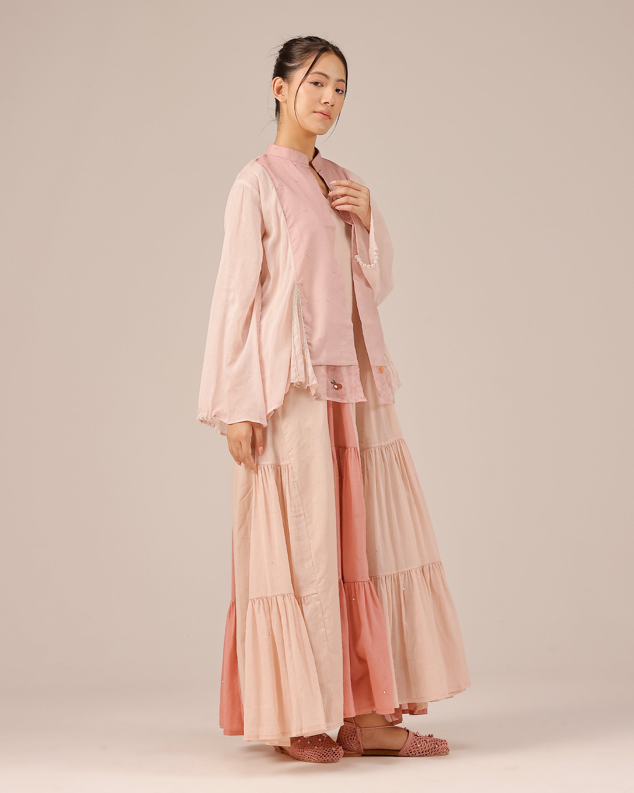 Blush Pearl Jacket& Dress (Pink)