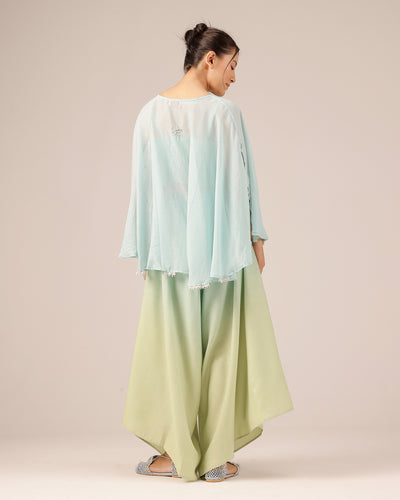 Golden Dune Top
 Tube Top 
Pant (Blue)