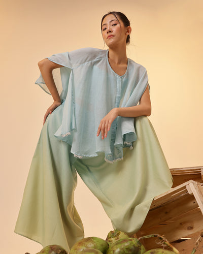 Golden Dune Top
 Tube Top 
Pant (Blue)