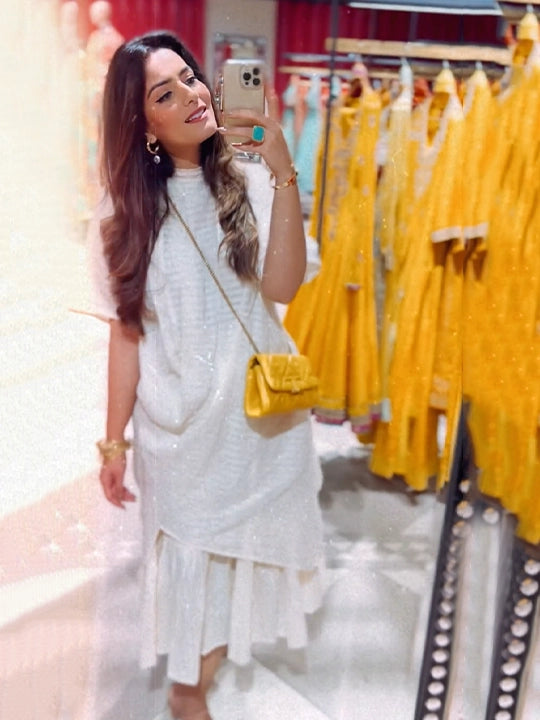 Surbhi Sethi In Pacheri Set