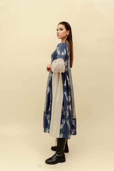 Sugandha Handwoven Cotton Midi Dress - OurDve