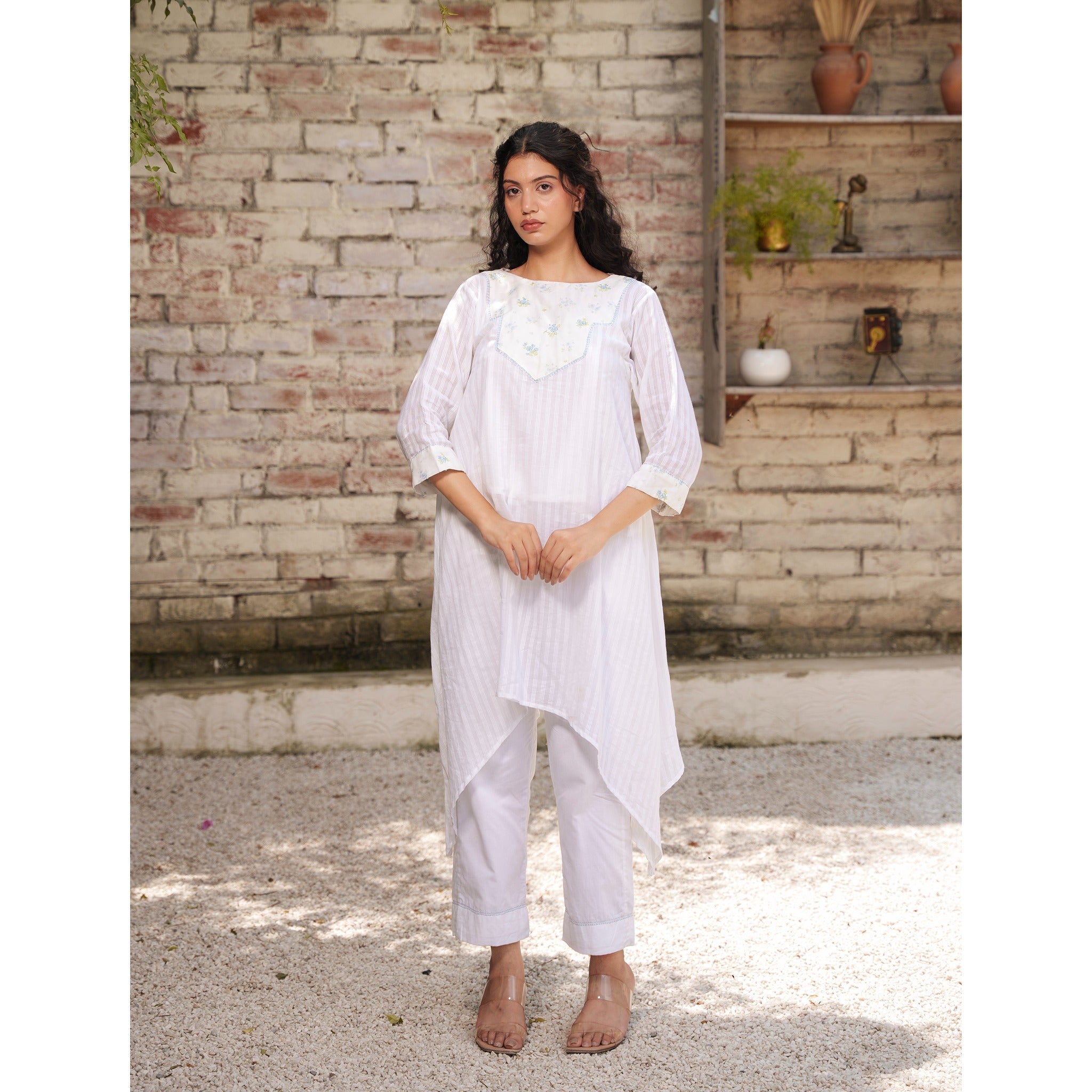 Capsule 7 - White Cotton Pants