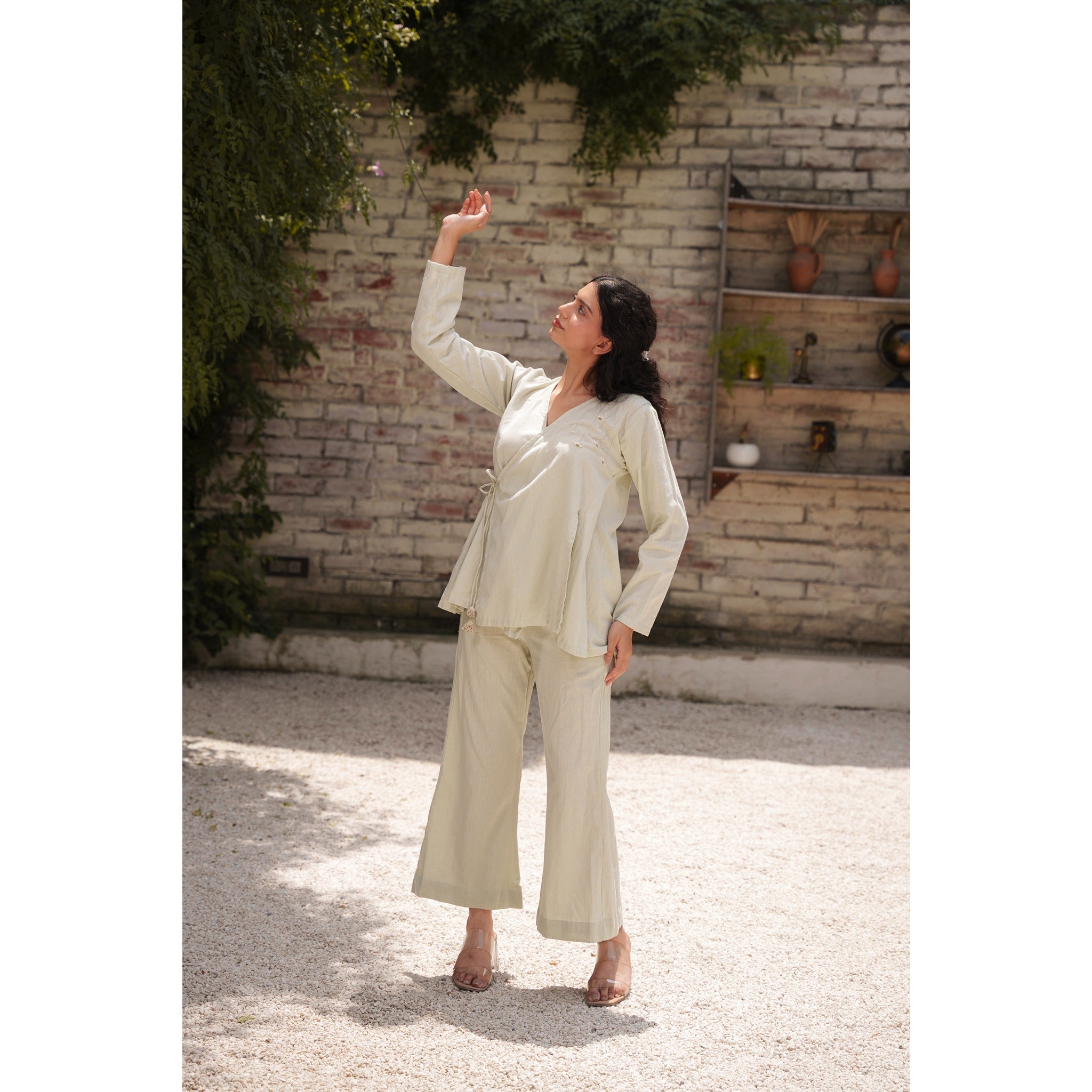 Capsule 11 - Grey Handwoven Pants