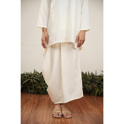 Capsule 12 - Beige Handwoven Skirt