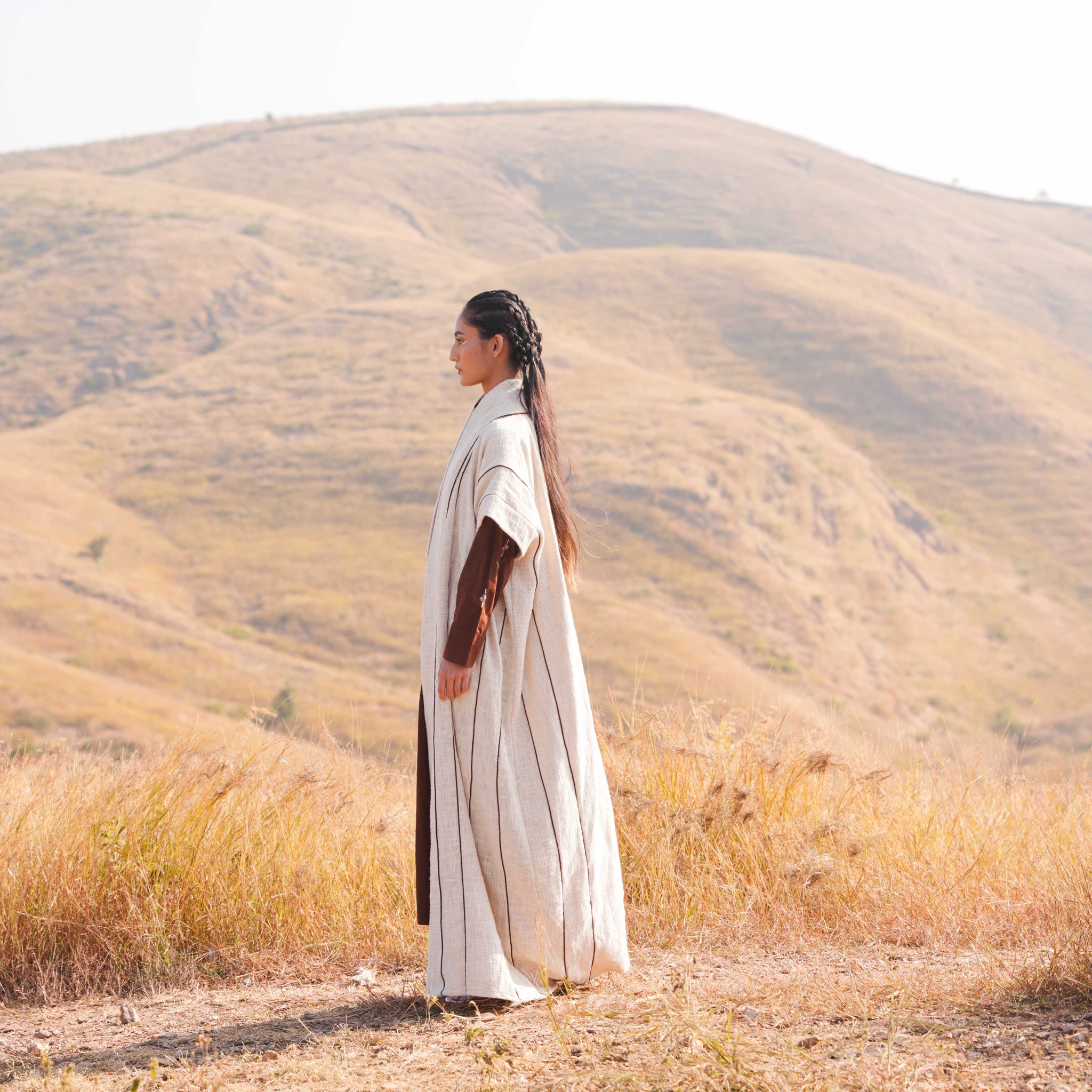 Flavia Dress and Jacket Set Brown