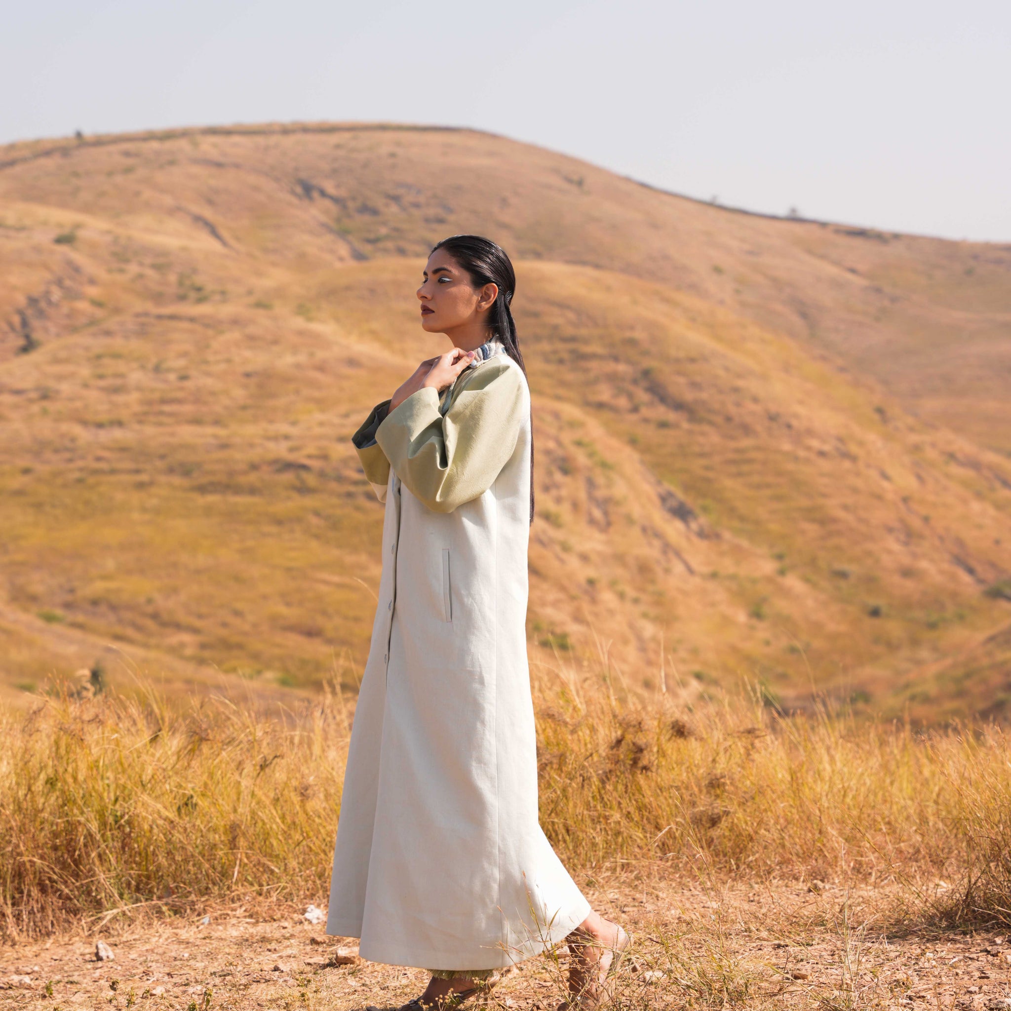 Zoya Dress and Jacket Set Grey