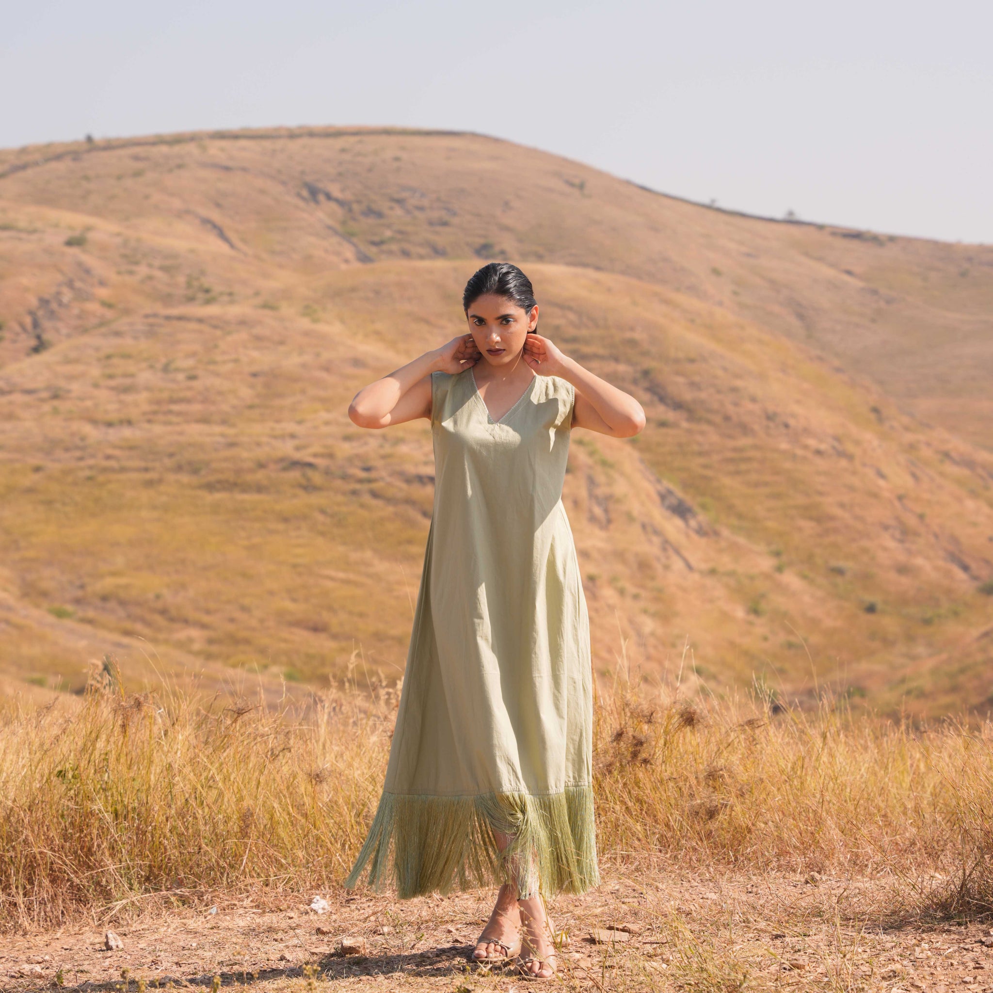 Zoya Dress and Jacket Set Grey