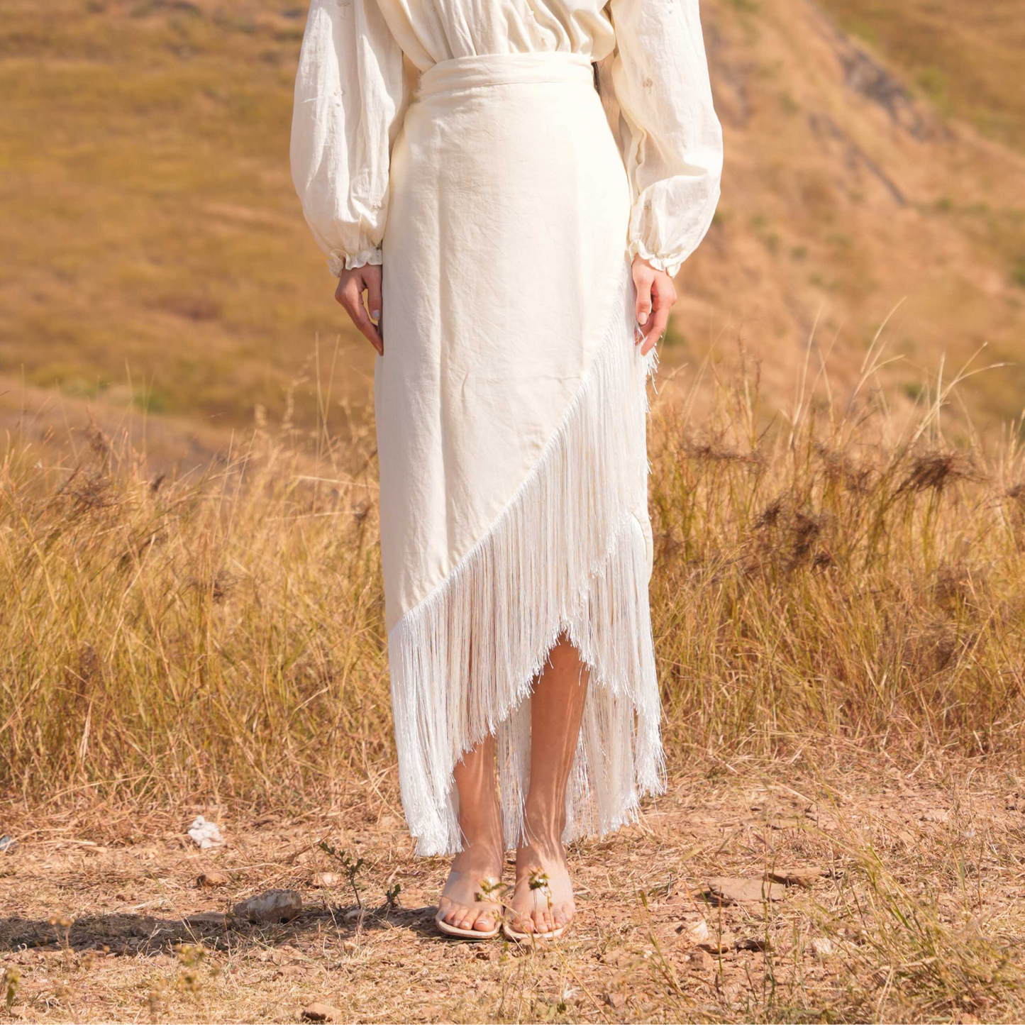 Moon Lit Skirt - Beige