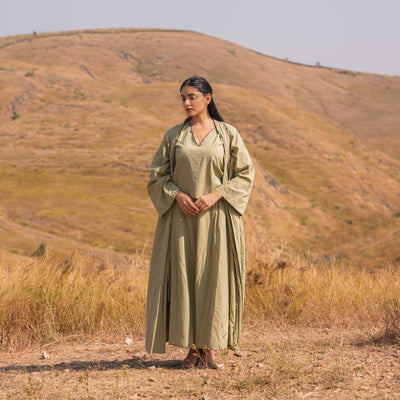 Frost Fall 3 Piece Set (Top, Skirt and Jacket) - Green