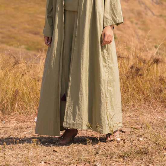 Frost Fall Skirt - Tea Green