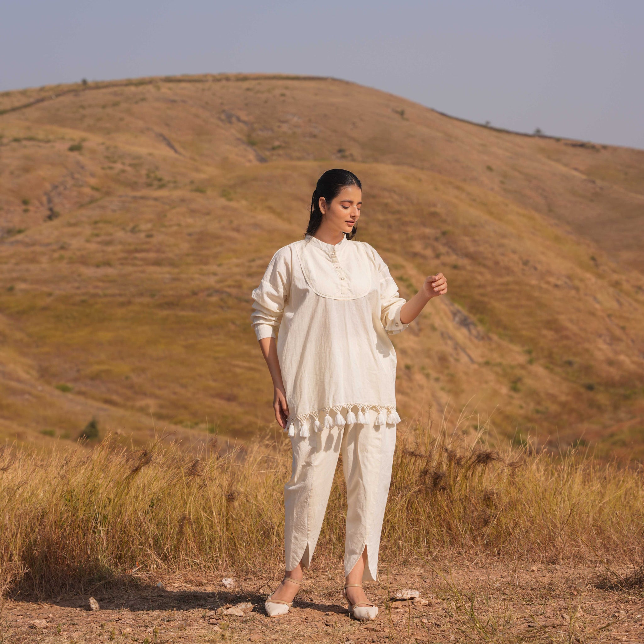 Arlo Top and Pant Co-ord Set Beige