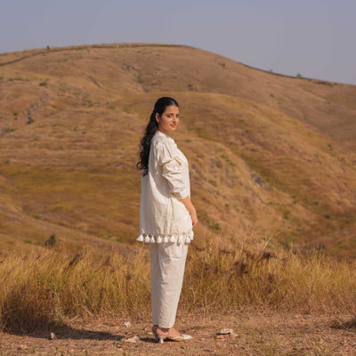 Arlo Top and Pant Co-ord Set Beige