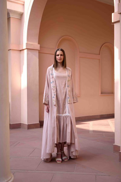 Betty Dress and Jacket Set - Flamingo Pink