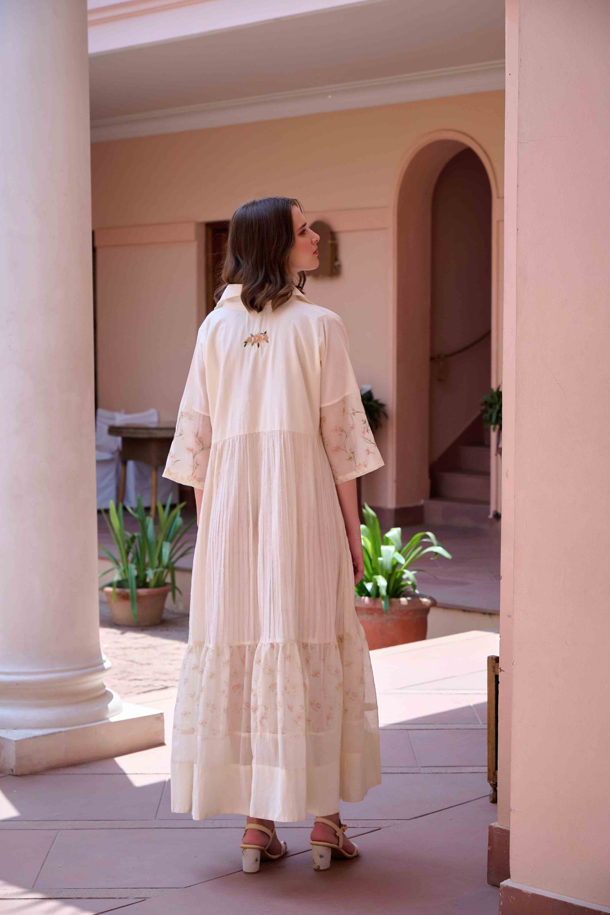 Charlotte Dress - Beige