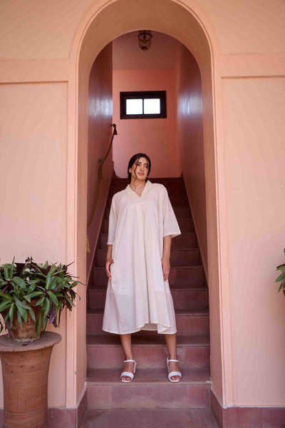 Olivia Dress - Beige