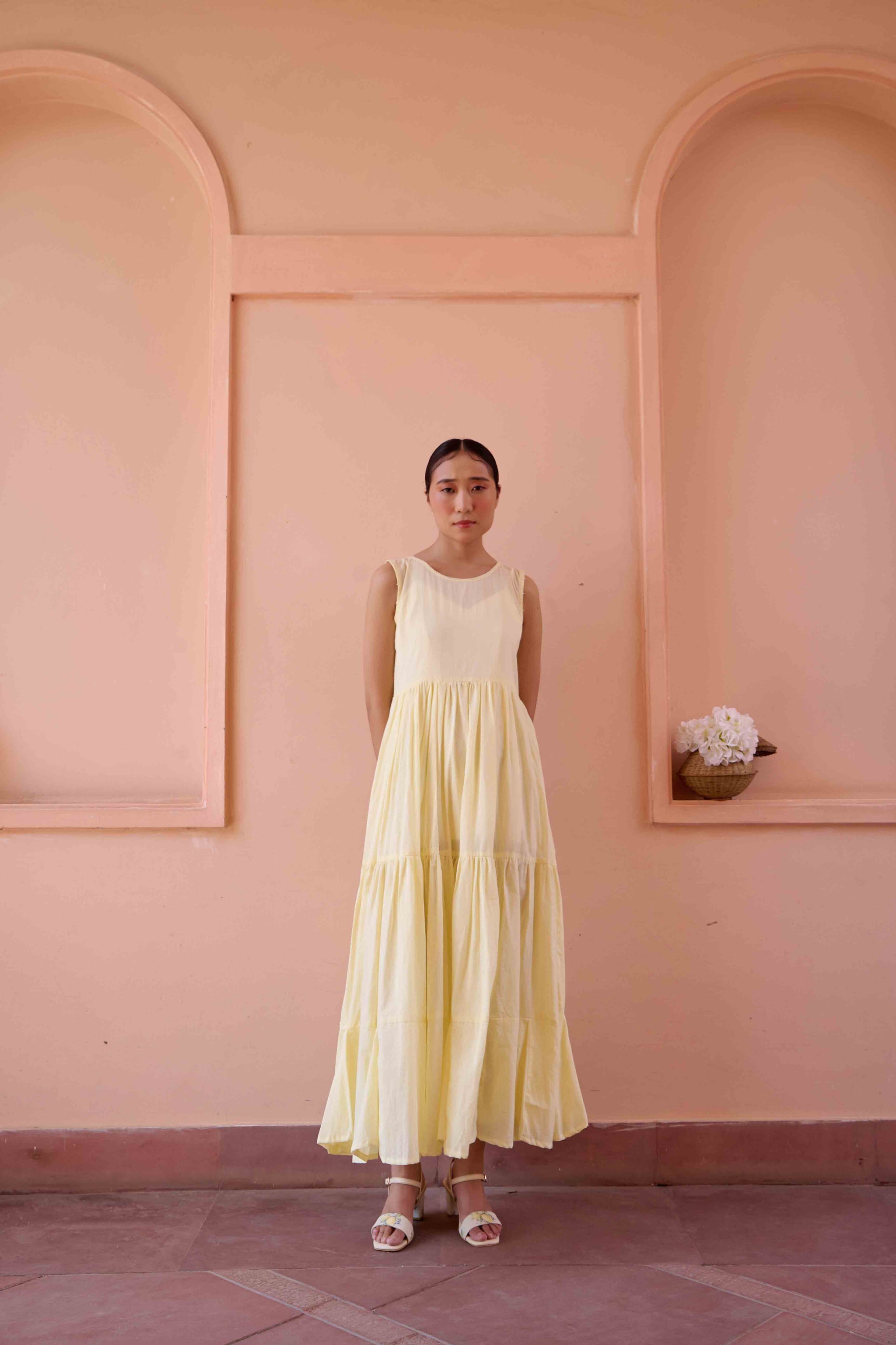 Amily Dress and Jacket Set - Lemon Print