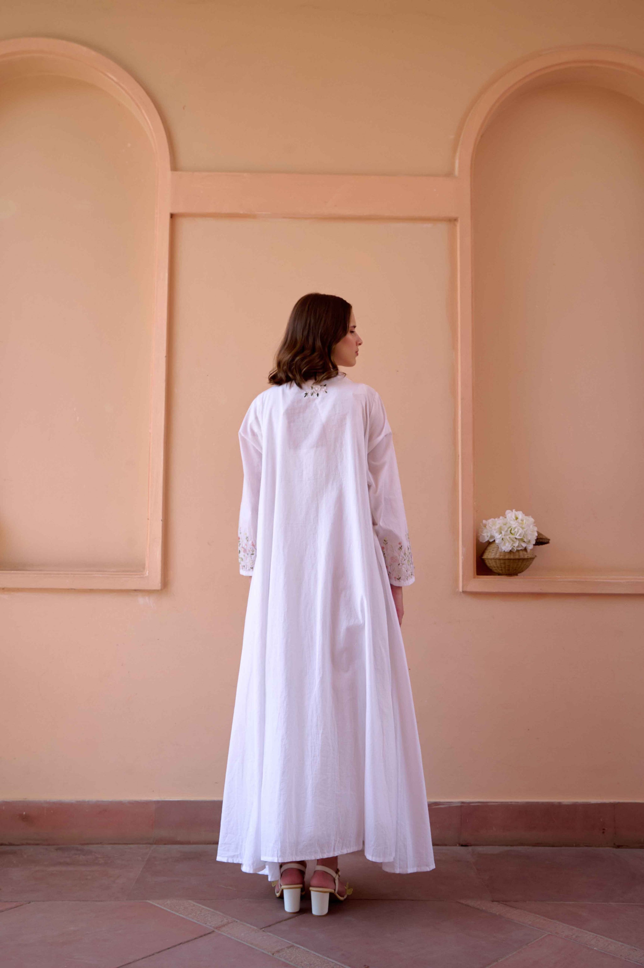 Betty Dress and Jacket Set - White